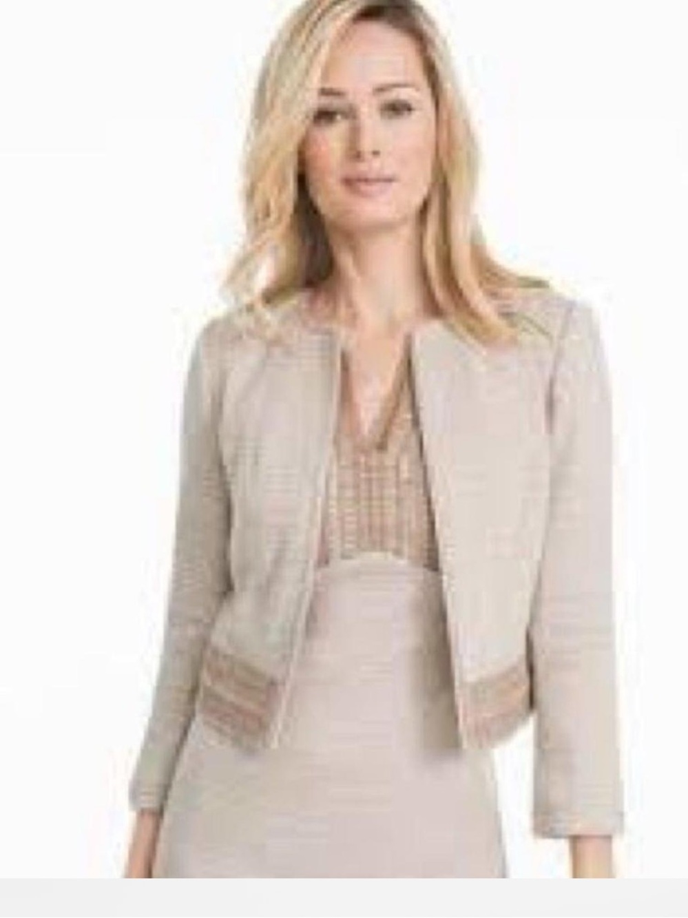 White House Black Market chic business casual blazer New
